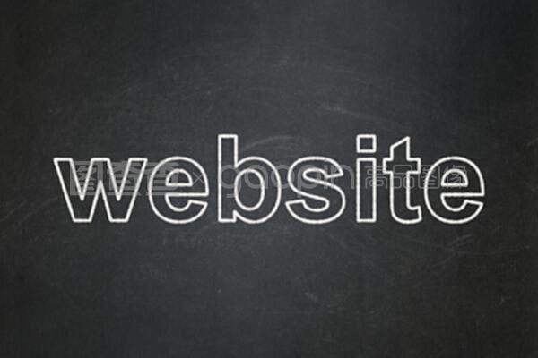 關于黑板背景的網頁開發概念網站